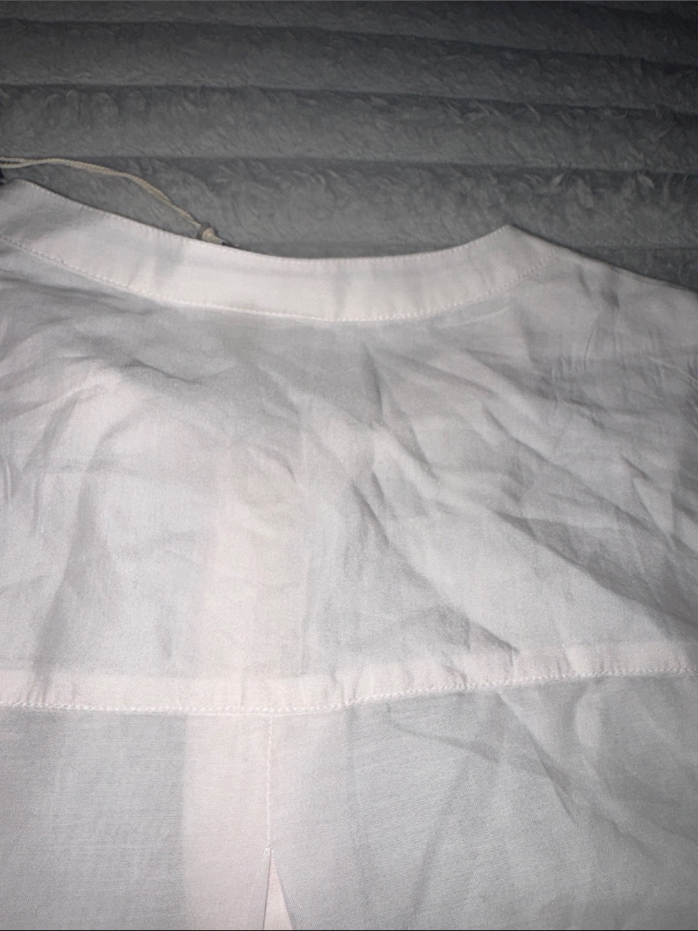 Universal Thread White Pintuck Henley Tunic Top - Picture 7 of 9
